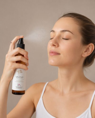 Toner facial cu apa de trandafir