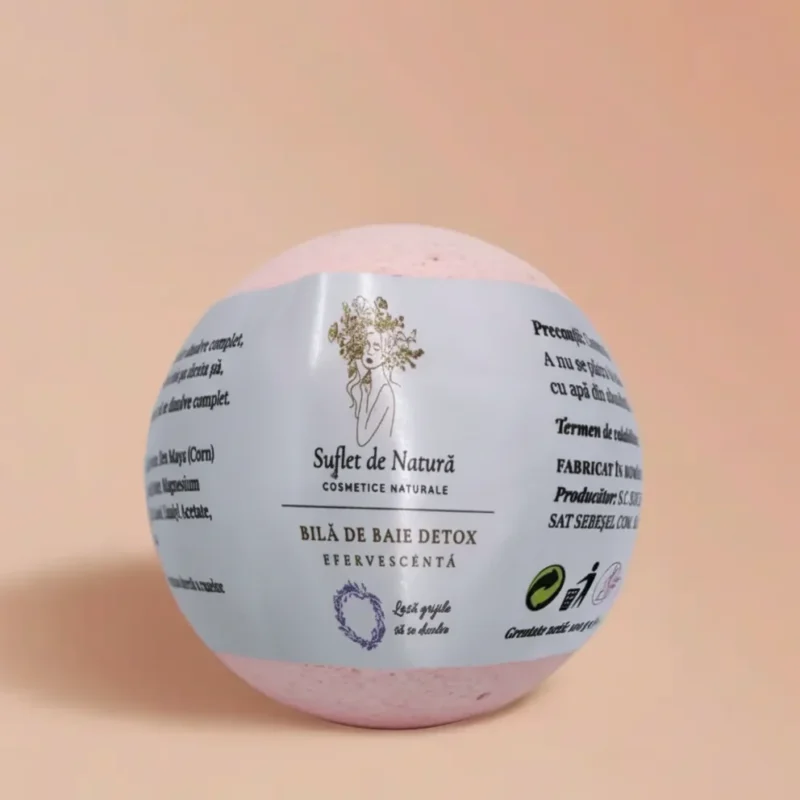 Bila de baie efervescenta detox