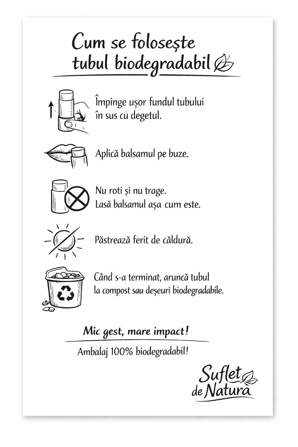 Balsam de buze Natural - imagine 6