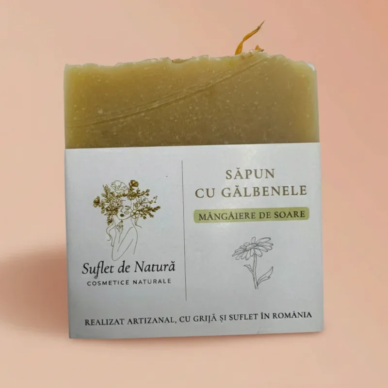 Sapun cu galbenele mangaiere de soare