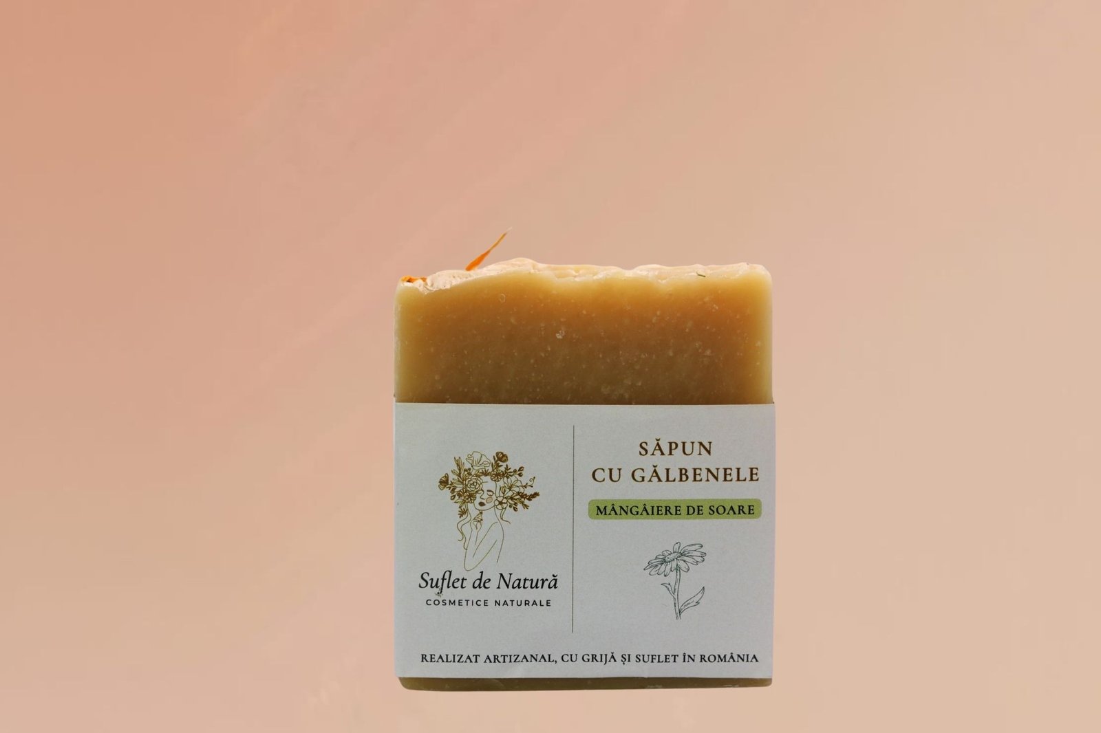 Sapun cu galbenele mangaiere de soare